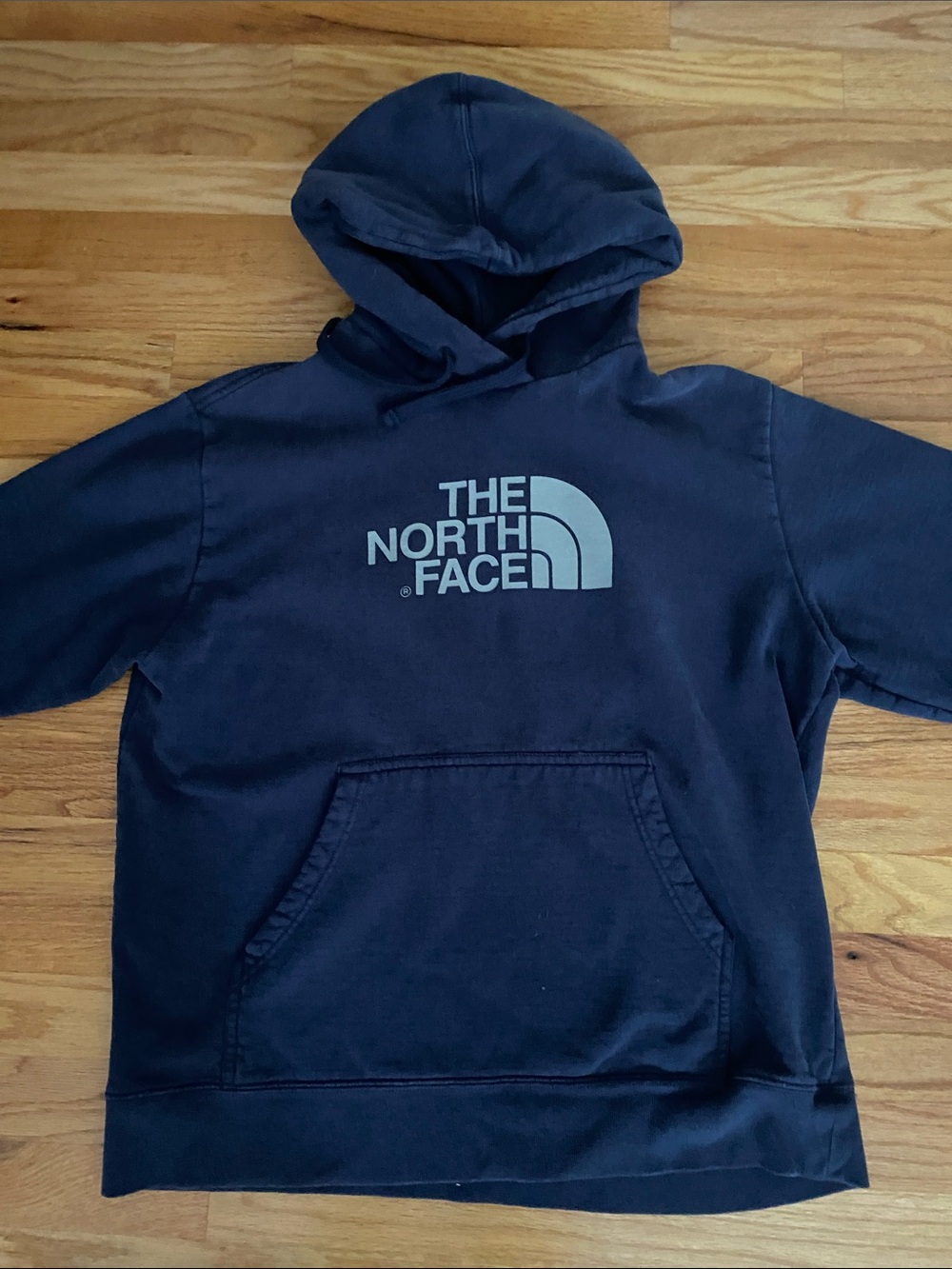 The North Face Half Dome Men's Navy Blue Logo Hoodie Sweatshirt Large
